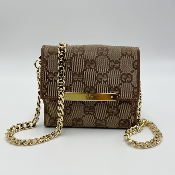 Gucci Handbags - Gucci Y2K GG Monogram Wallet on Chain